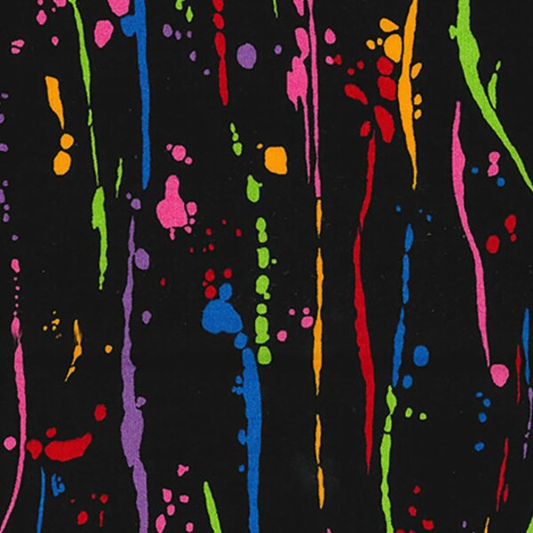 Paint Splatter Fabric Etsy