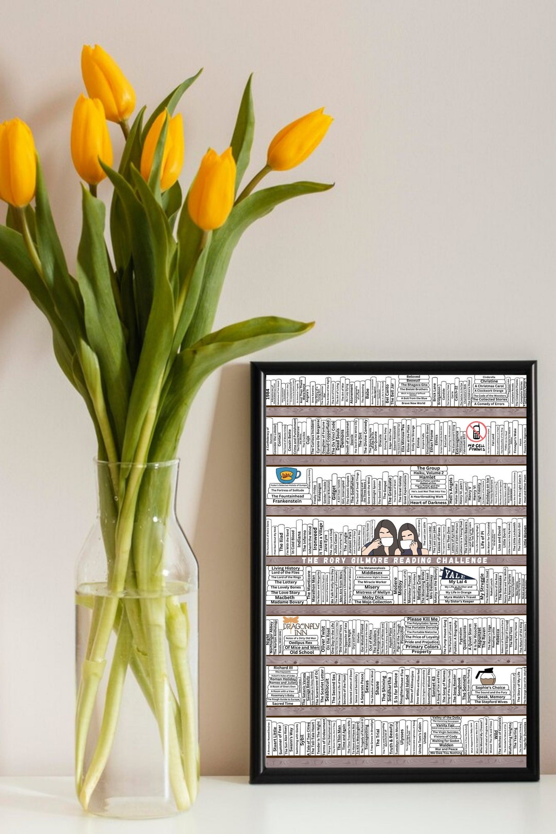 Rory Gilmore Reading Challenge PRINTABLE HIGH QUALITY 408 Books Etsy