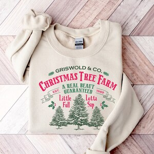 Griswold Christmas Tree Farm Sweatshirt, Holiday sweatshirt, Christmas Party Sweatshirt, Christmas Vacation sweatshirt, iprintasty christma