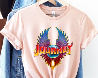 Rock Shirt, Journey Shirt, Unisex Journey Shirt, Rock Band Vintage Concert Merch Shirt, Journey Tee