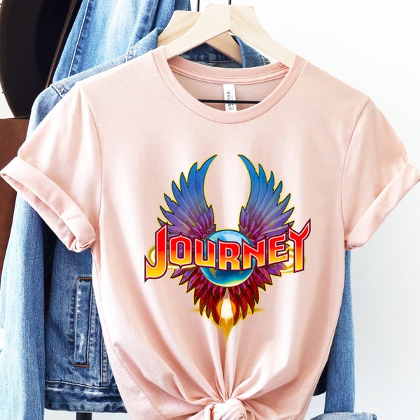 Rock Shirt, Journey Shirt, Unisex Journey Shirt, Rock Band Vintage Concert Merch Shirt, Journey Tee