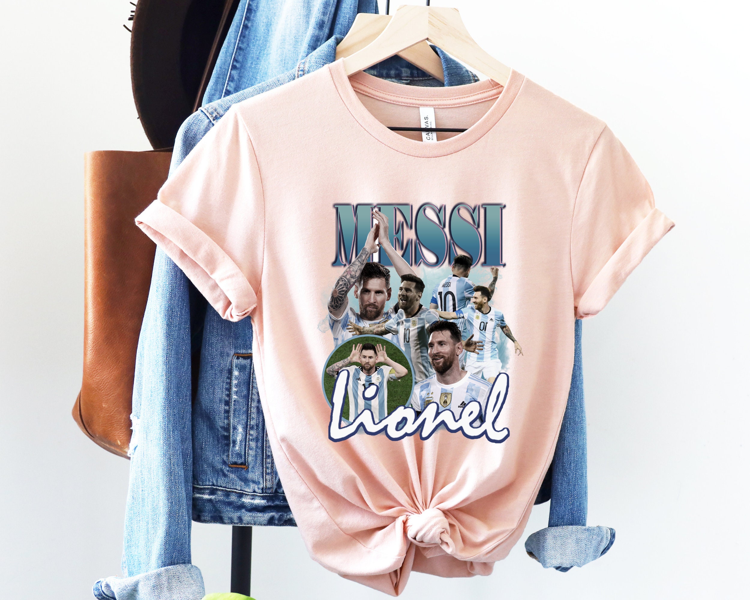 Lionel Messi Shirt, World Cup 2022, Football Player, Rap Hip Hop 90s T