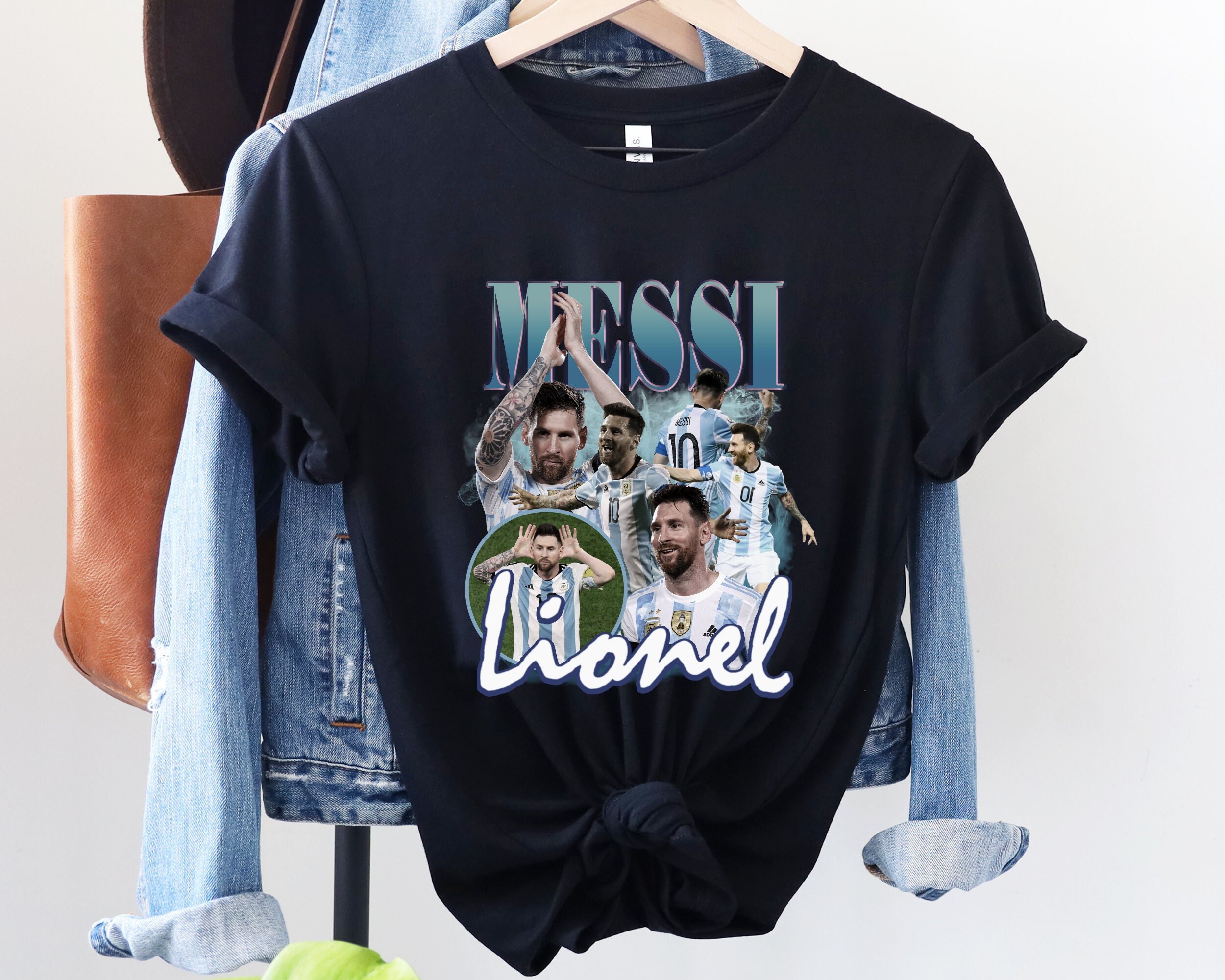 Lionel Messi Shirt, World Cup 2022, Football Player, Rap Hip Hop 90s T
