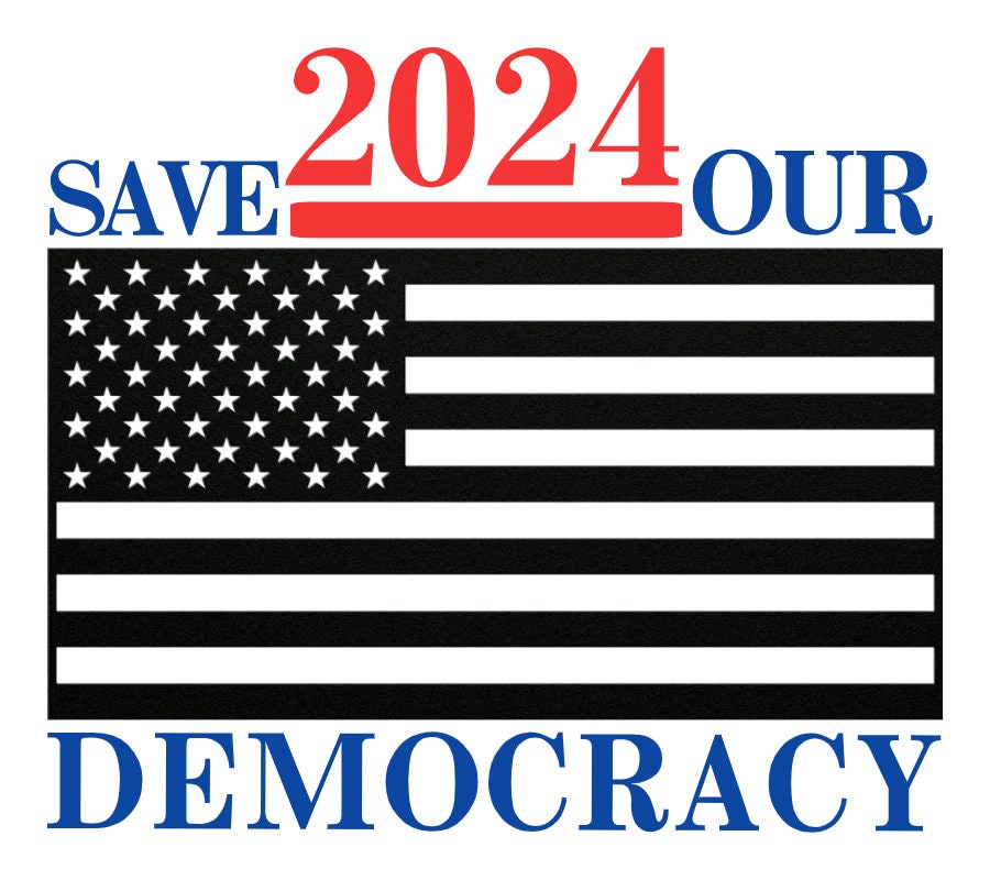 Save Our Democracy 2024 Sticker Etsy