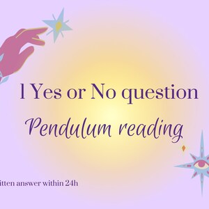 1 Domanda sì o no - Lettura del pendolo
