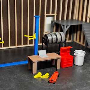 1/10 Scale Rc Garage Accesories Diorama CUSTOM COLORS