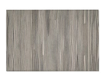 Alfombra de área - Alfombra blanca y en blanco