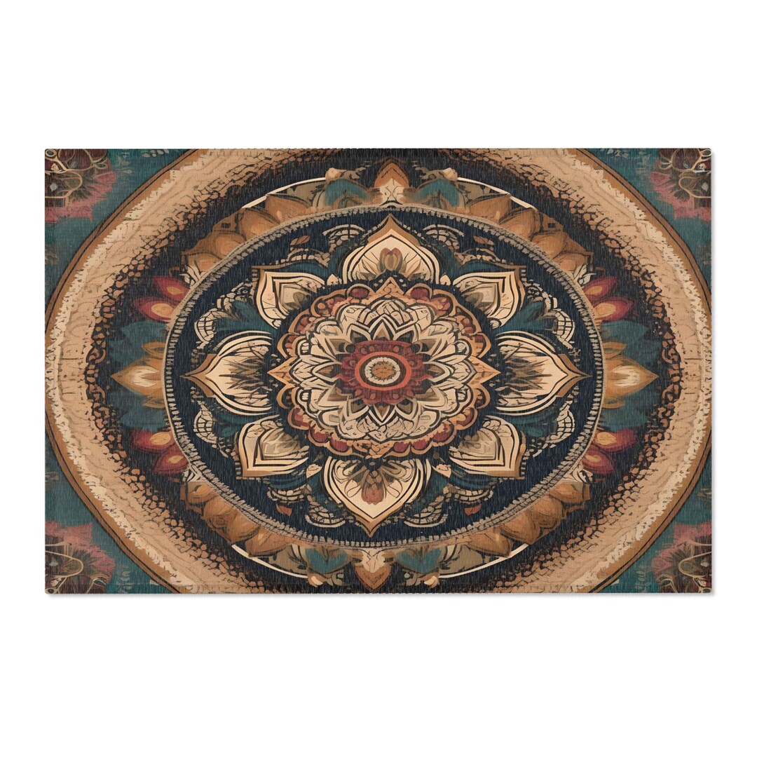 Mandala Rug Design Area Rugs - Mandala Design - Etsy