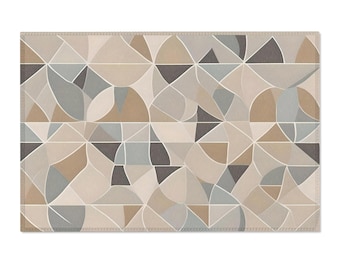 Alfombra de área - Minimalista moderno abstracto