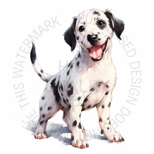 Imágenes Prediseñadas de cachorro dálmata - 17 JPG de alta calidad - Cachorro, Imágenes Prediseñadas de perro, Descargas digitales - Fabricación de tarjetas, Imágenes Prediseñadas, Artesanía de papel digital