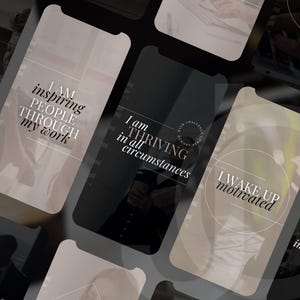 Success Affirmation Reels: Canva Video Templates (Digital Download) 画像 5