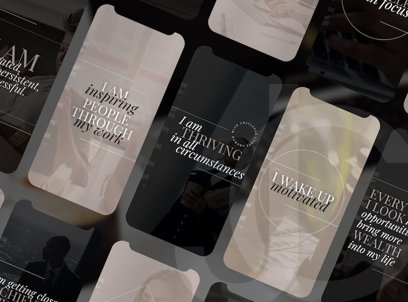 Success Affirmation Reels: Canva Video Templates (Digital Download) 画像 5