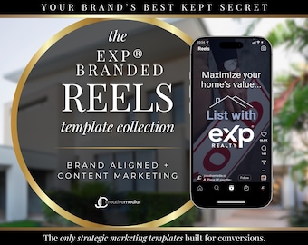 eXp Realty Reels: Realtor Marketing Canva Templates (Digital Download)