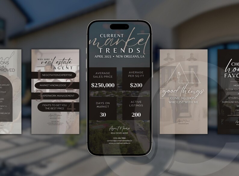 Real Estate Reels Video Templates: Canva Realtor Marketing (Digital Download) image 3