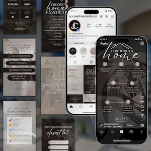 Real Estate Reels Video Templates: Canva Realtor Marketing (Digital Download) image 2