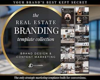 Realtor Marketing Kit: Real Estate Canva Templates (Digital Download)