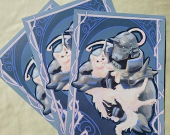 Alphonse Fullmetal Alchamist 5"x 7" Art Print