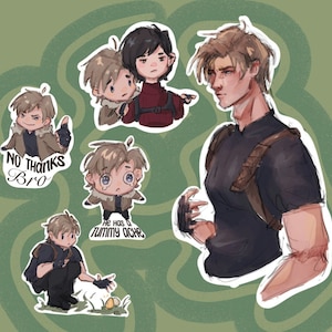 Resident Evil 4 Leon Kennedy-stickerpakket