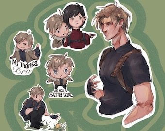 Resident Evil 4 Leon Kennedy Sticker Pack