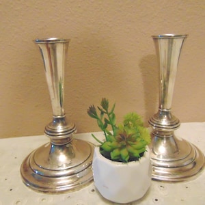 Sterling Weighted Candlestick - Etsy