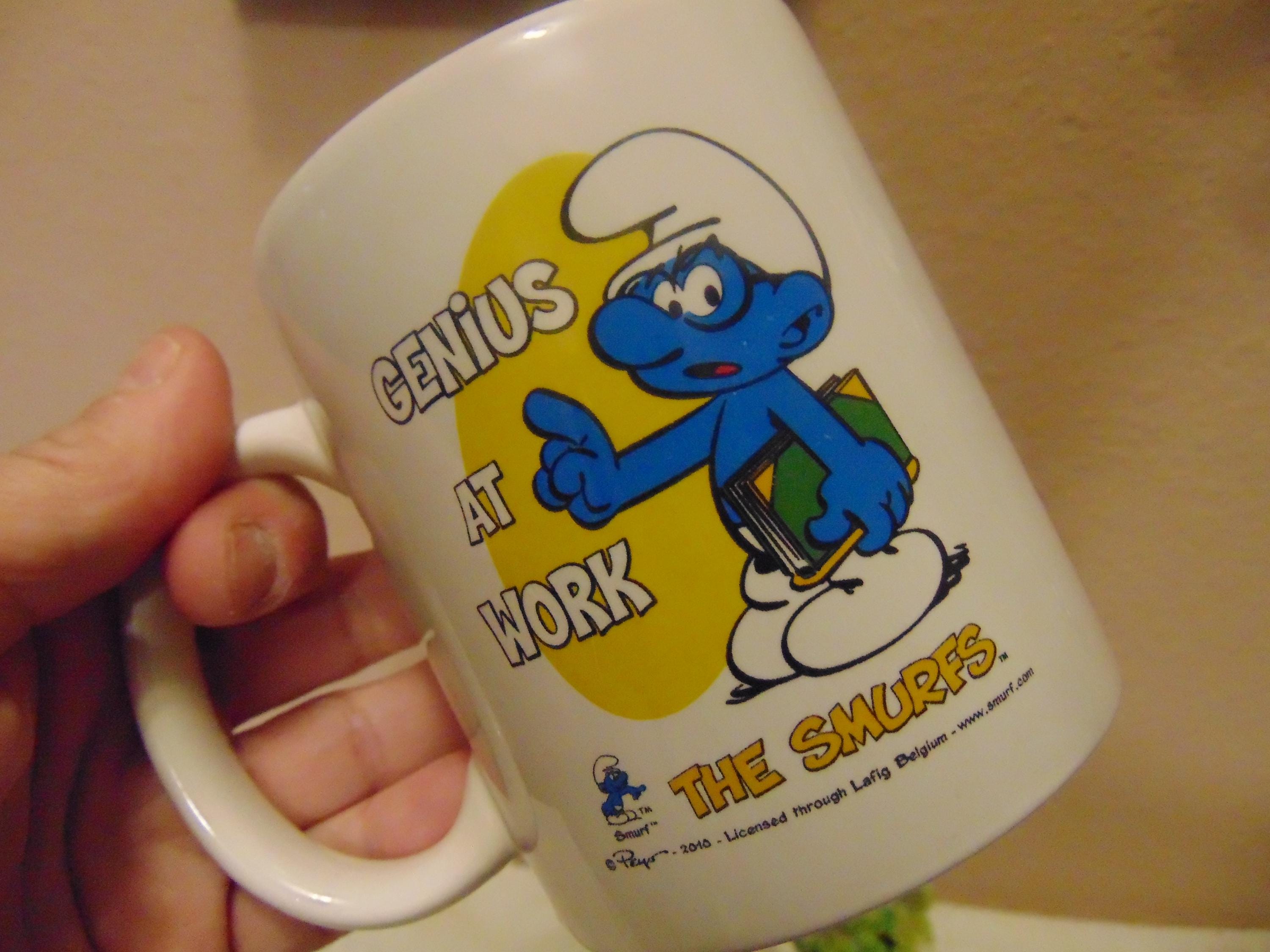 ヴィンテージ スマーフ　スマーフェットお皿　プレートkeikiiiムチャチャ Smurfs Ceramic - Etsy