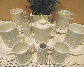 Rosenthal Studio Line White Porcelain Cup and Saucer - Ambrogio