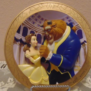 Beauty and the Beast Collector Plates - Etsy