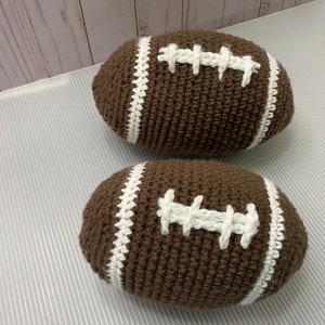 Pattern Only, Crochet Football Plush pattern, crochet football, football, American football, football plush
