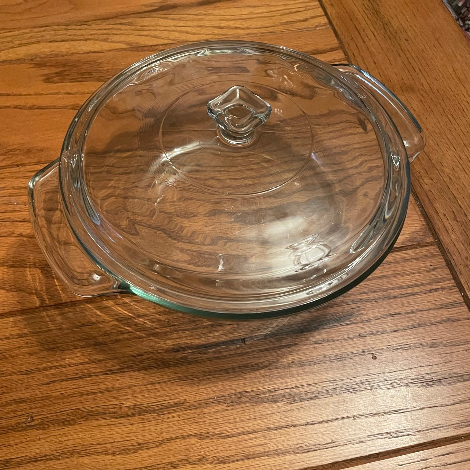 Anchor Hocking Round 2 QT Glass Casserole Dish Etsy