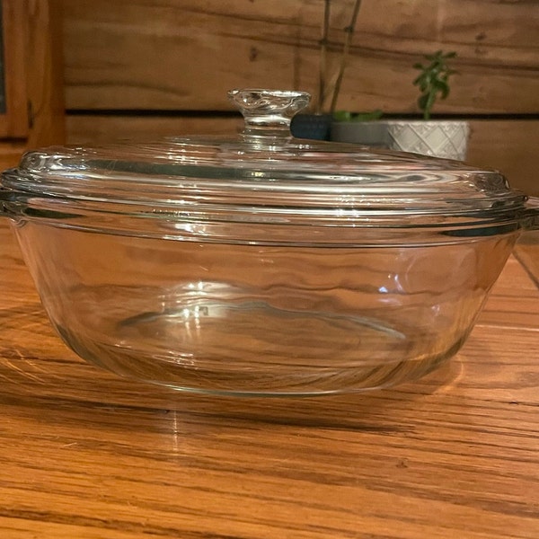 Anchor Hocking Glass Casserole Etsy