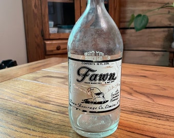Vintage Fawn Bottle