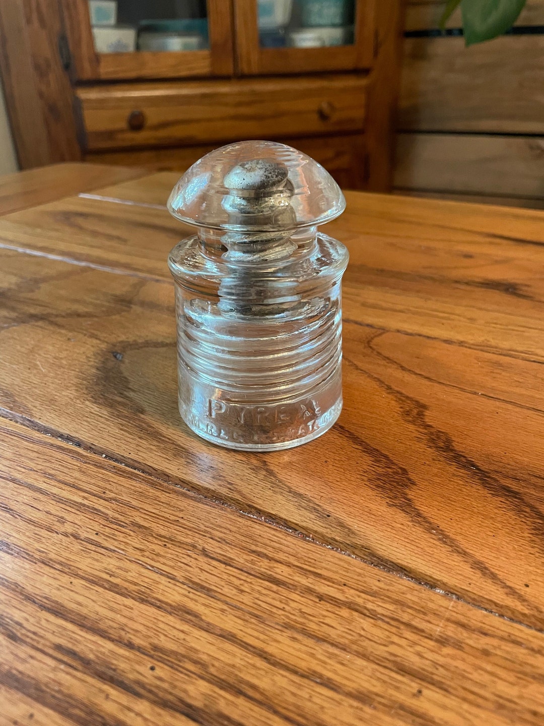 Vintage Pyrex Glass Insulator Etsy