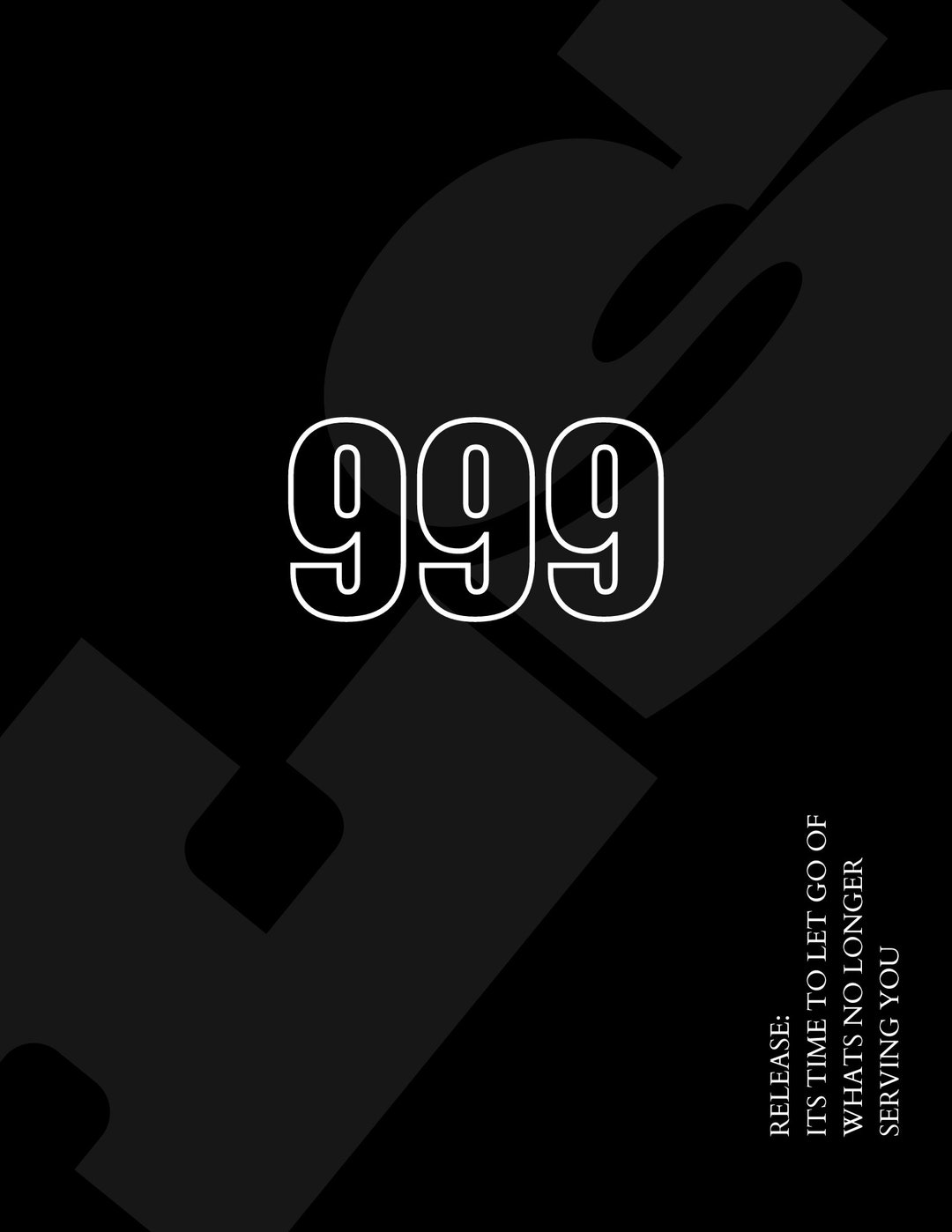 Minimalist 999 Angel Numbers Prints, Spiritual Aura, Angel Numbers ...
