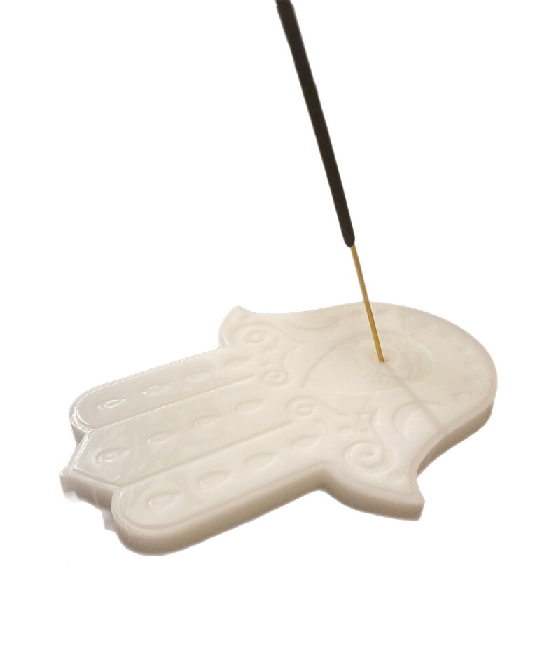 Hamsa Hand Incense Holder Incense Holder Home Decor Living Room Decor Incense Hand Holder