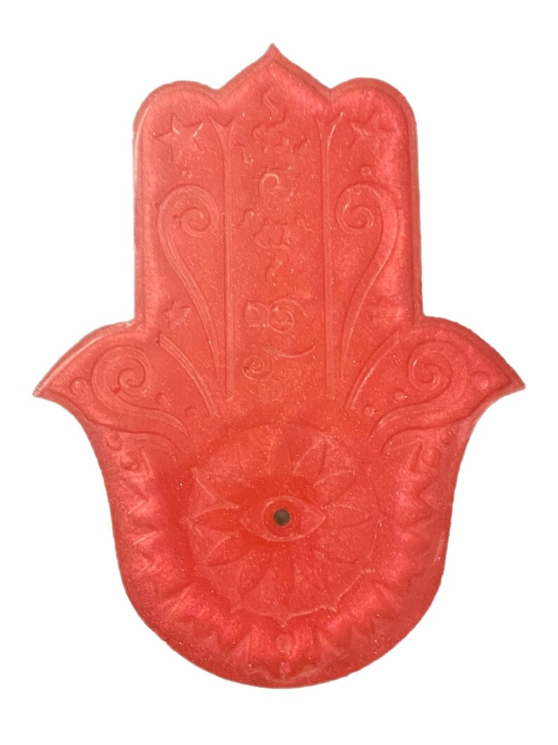 Hamsa Hand Incense Holder Incense Holder Home Decor Living Room Decor Incense Hand Holder