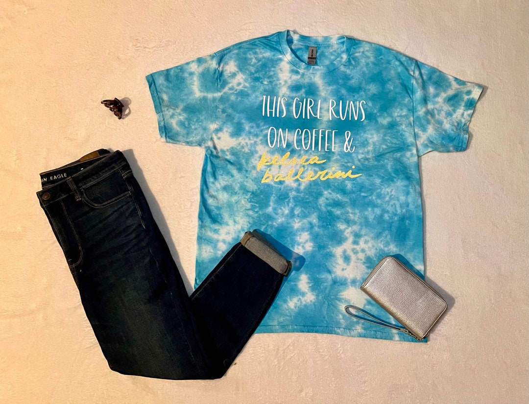 Kelsea Ballerini Runs on Kelsea Ballerini Blue Tie Dye Tshirt Etsy
