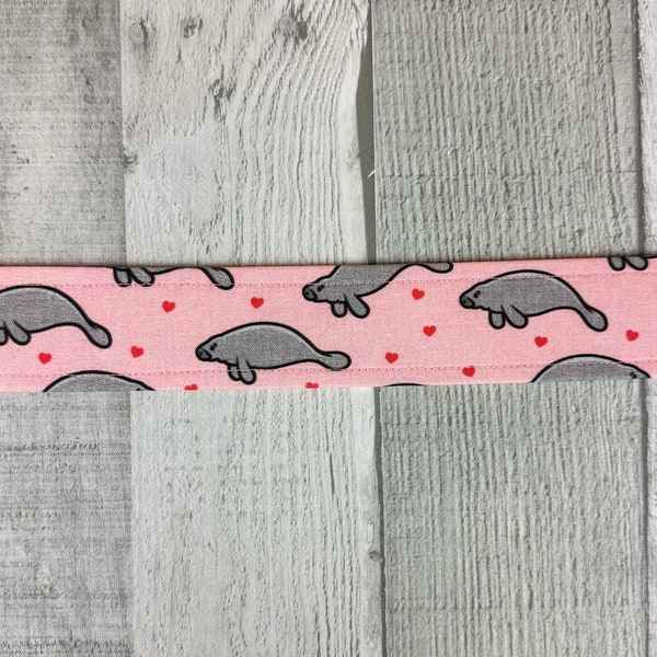 Manatee (pink) Dog Collar