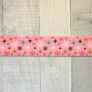 Retro Schneeflocken Hundehalsband