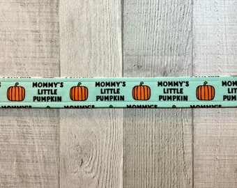 Mommy’s Little Pumpkin Dog Collar