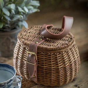 Small Wicker Fishing Basket