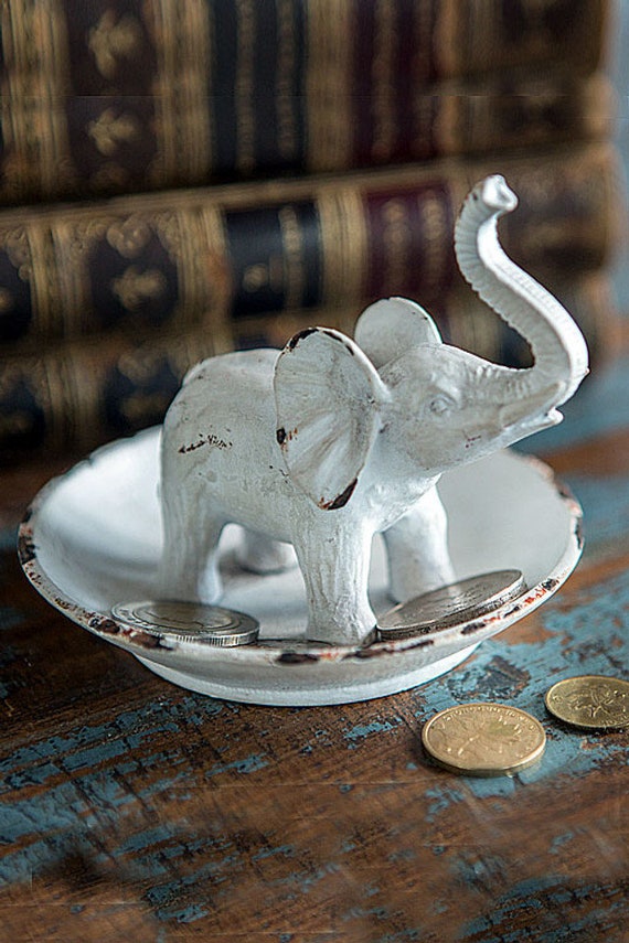 Pewter Elephant Ring Dish Etsy
