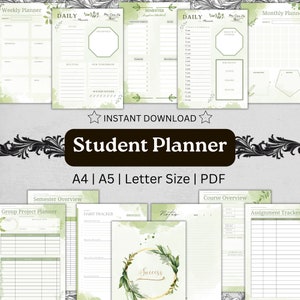 Agenda étudiant | Planificateur académique | Planificateur d'études | Aperçu du cours | Projet de groupe | Suivi des affectations | Bonnes notes | Téléchargement instantané