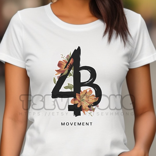 4B Movement Stylish Graphic Shirt - Bella Canvas 3001