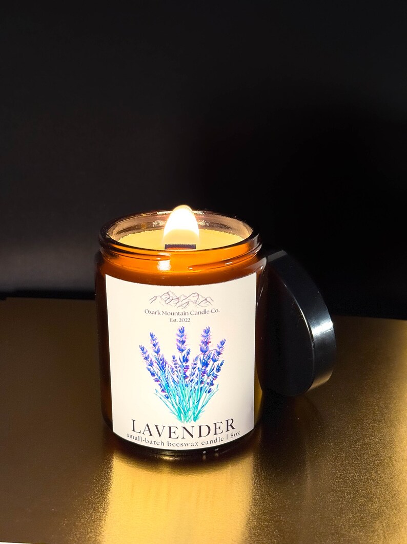 Pure Beeswax Woodwick Candle 100 Beeswax Candle Made With Essential