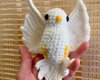 Peace Dove/Bird Custom Colors Handmade Stuffed Crochet Knit Amigurumi