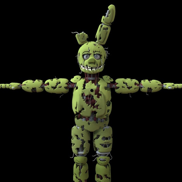 3d Model Springtrap - Etsy
