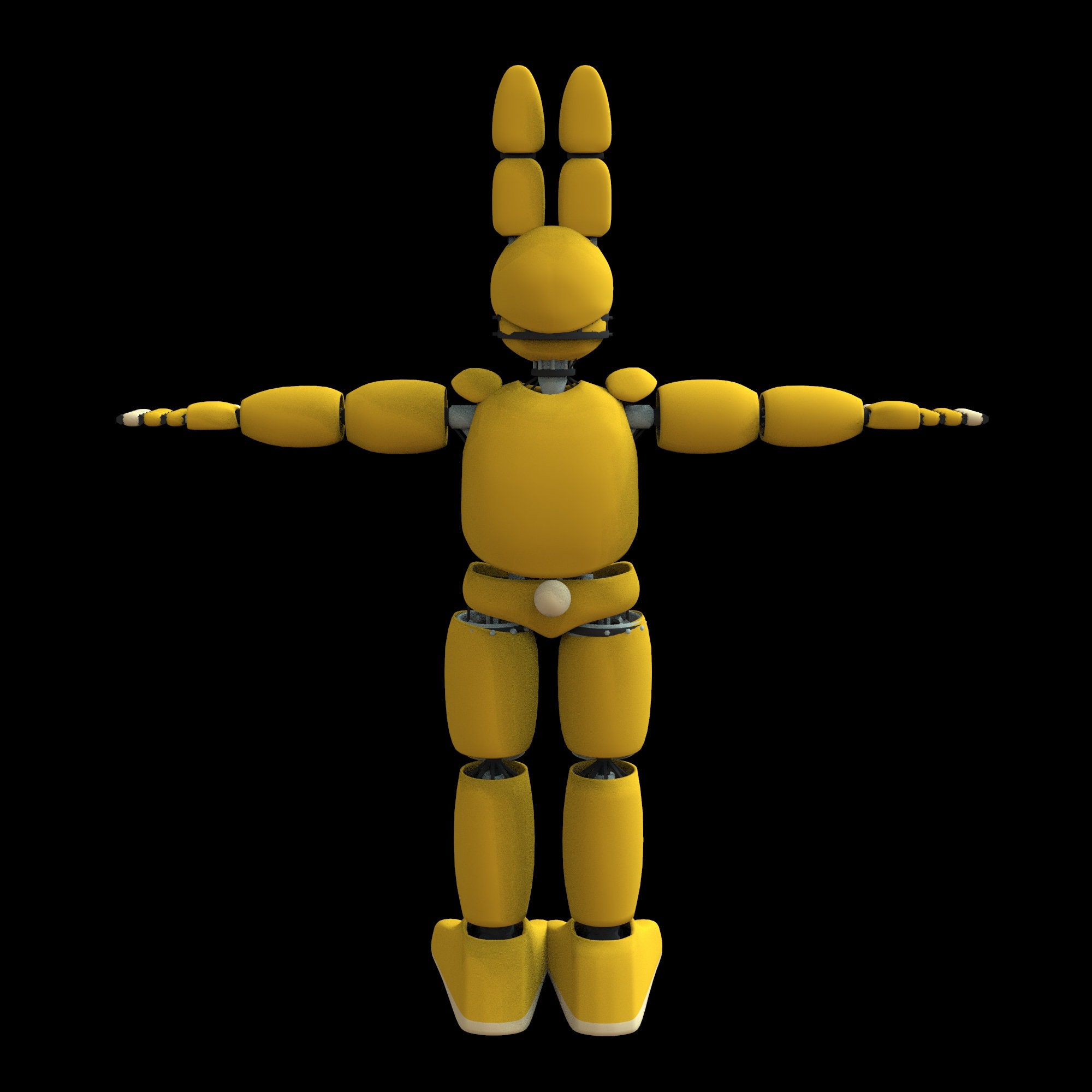 FNAF Springbonnie Full Body Wearable Armor With Head 3D Model - Etsy UK