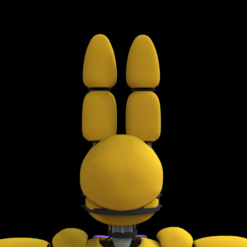FNAF Springbonnie Full Wearable Head 3D Model STL - Etsy Australia