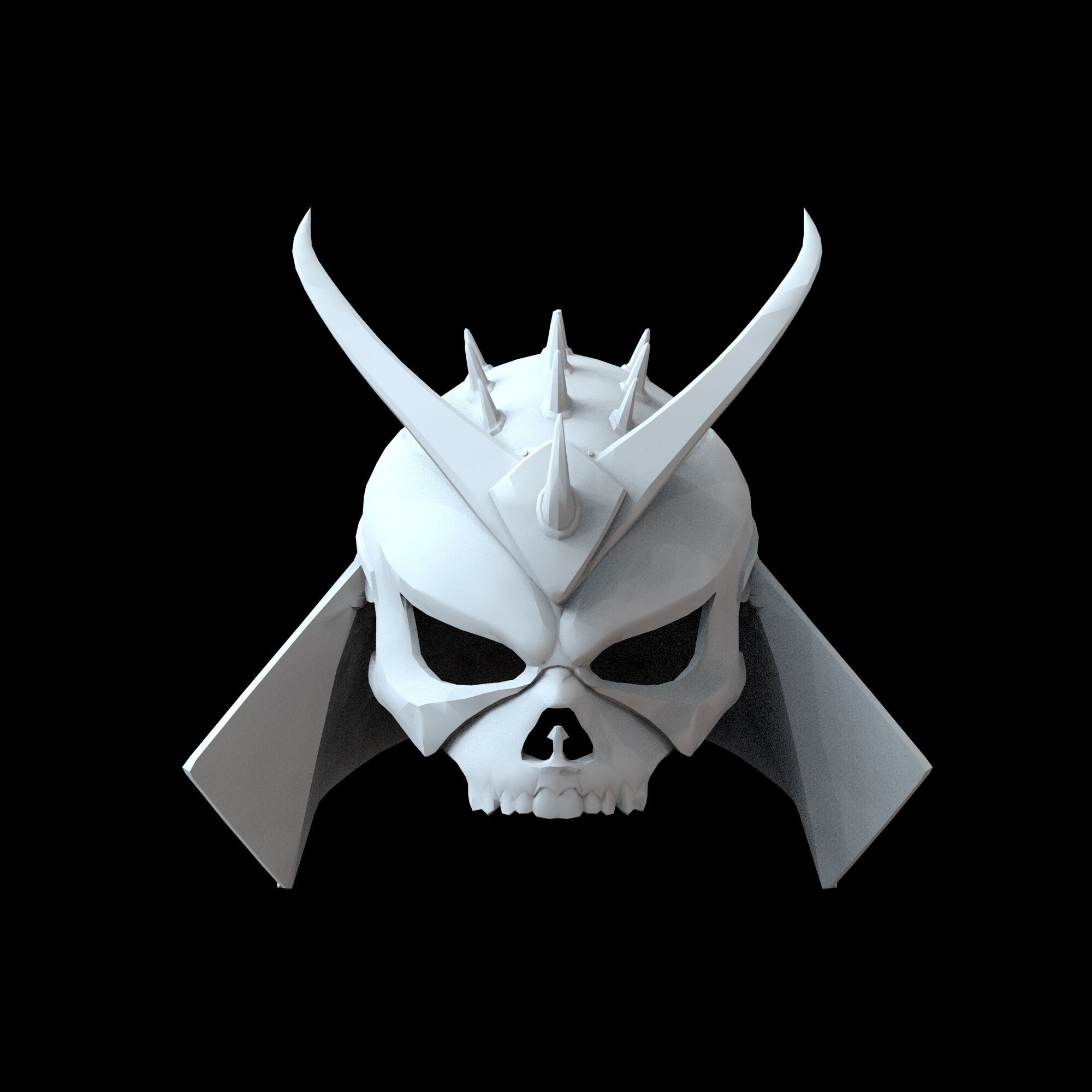 MK11 Shao Kahn Helmet V8 STL File 