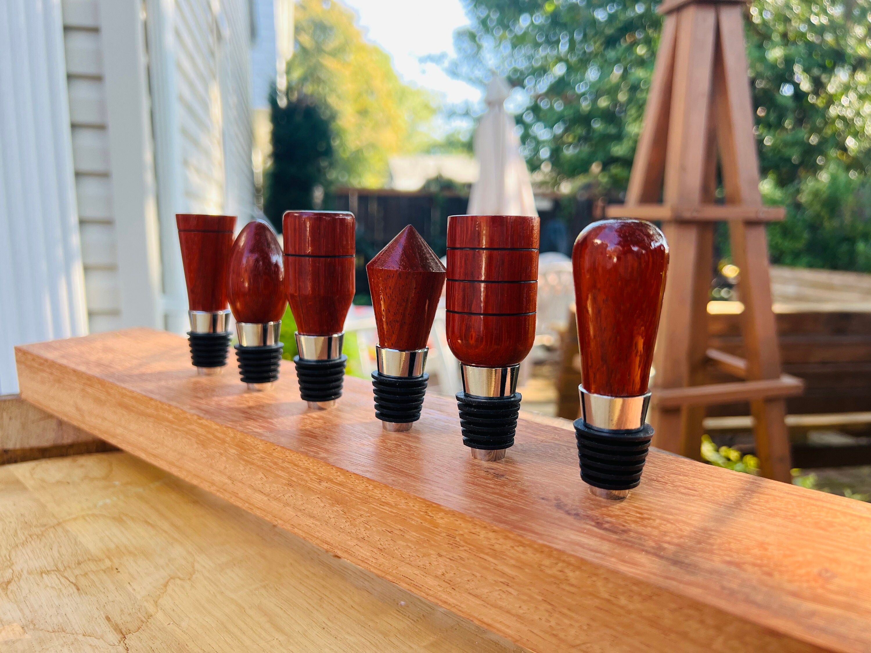 Compasty Blank Bottle Stopper Classic Bottle Stopper With Threaded Stem Wine Stopper Insert Material For DIY Wine Turning Project